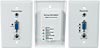 VGA + Stereo Audio Extender Wall Plate